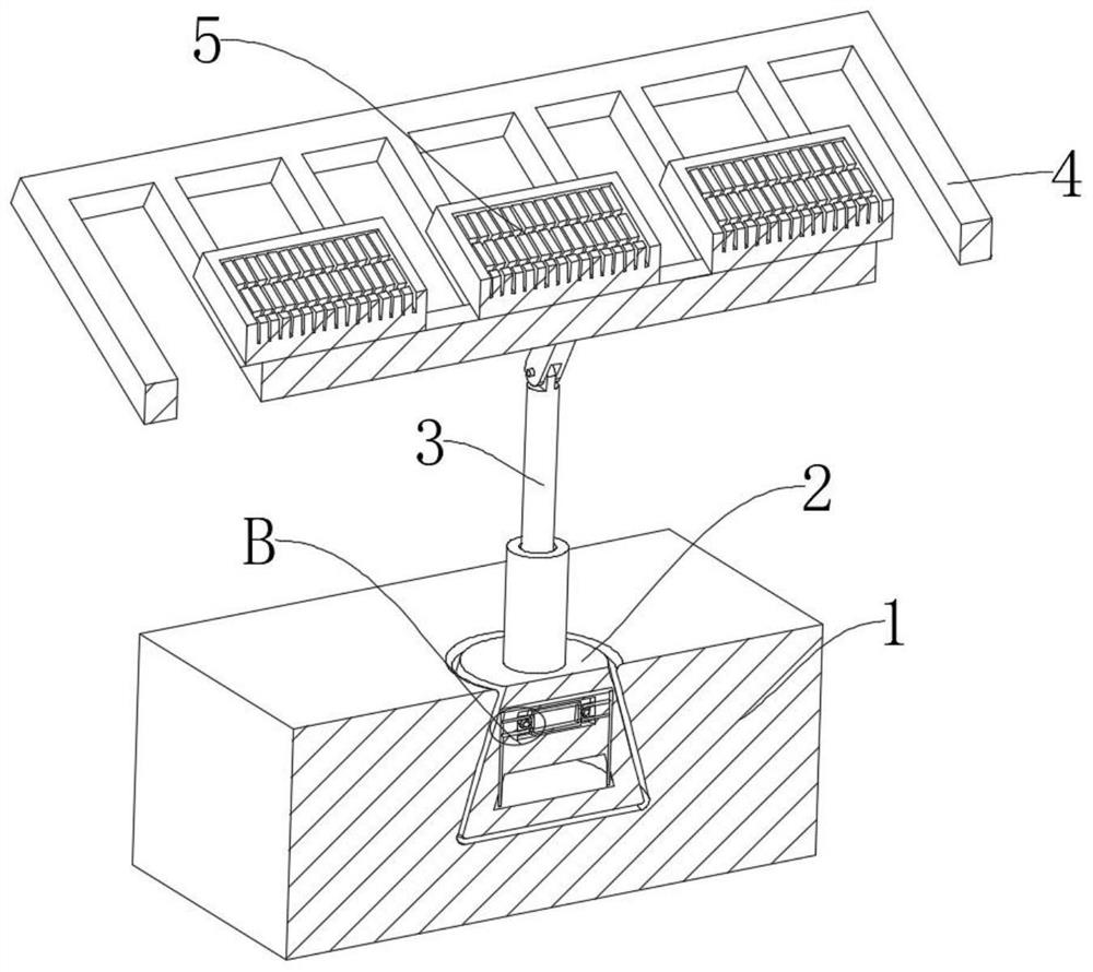 Conical pile foundation suitable for strong frost heaving foundation