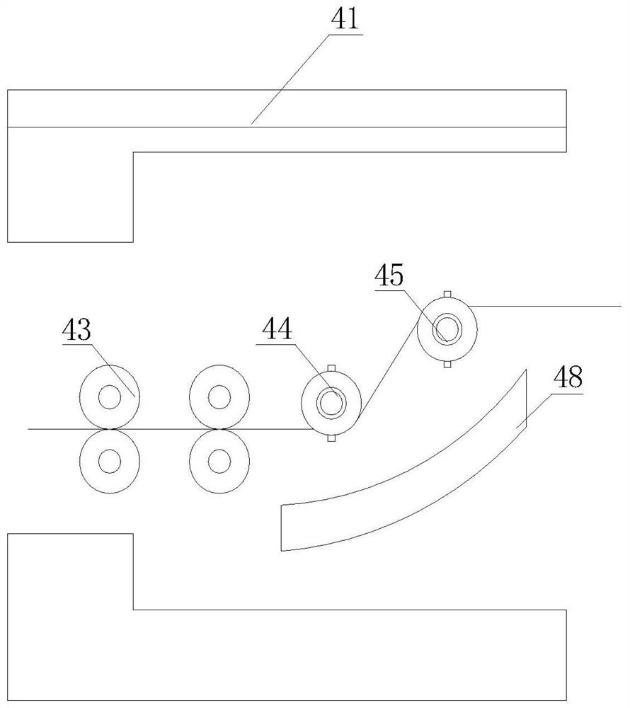 A copper wire drawing device for cable production and its drawing method