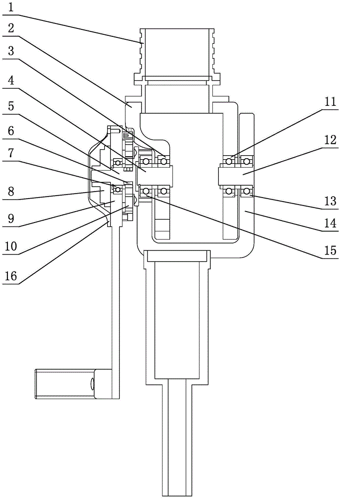 Human-machine mutual force detection device