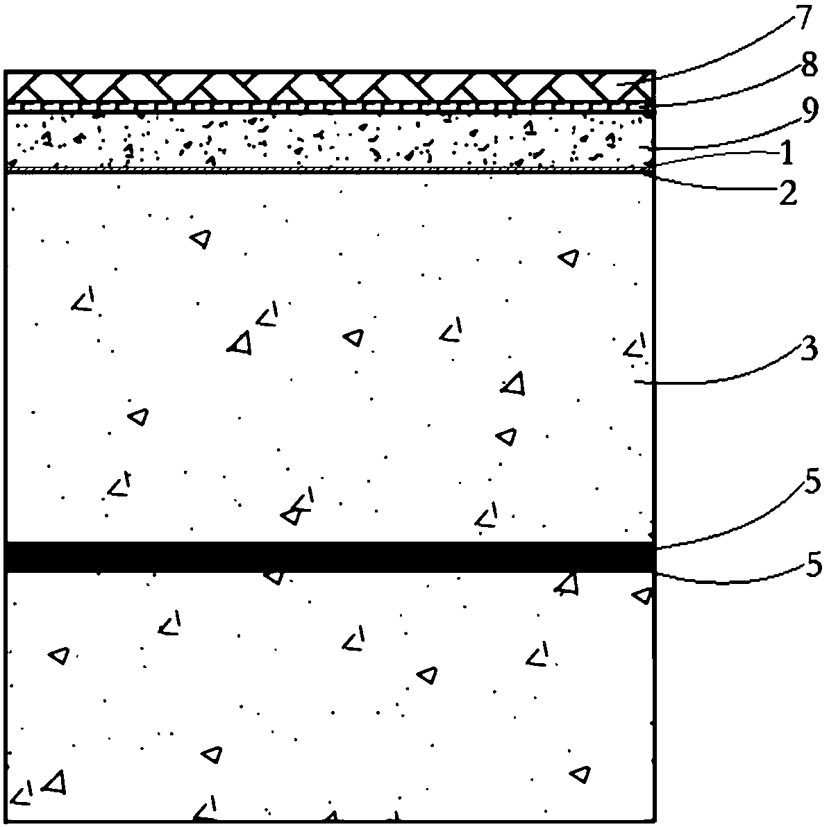 Floor reinforcing structure and construction method thereof