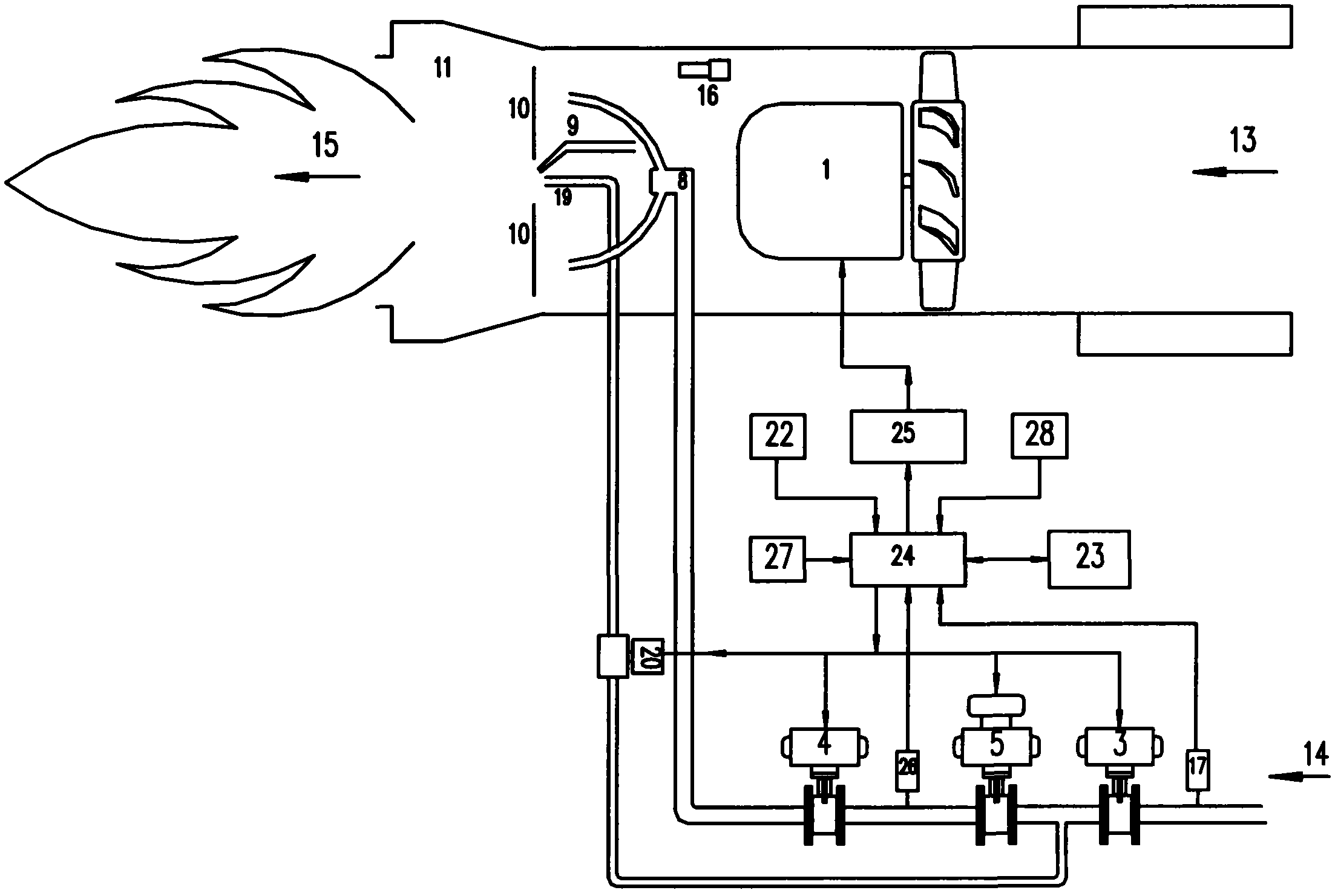 Numerical control gas burner