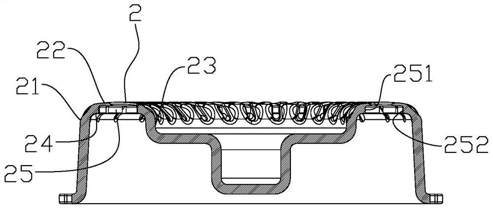 Knife net structure of rotary shaver and machining method thereof