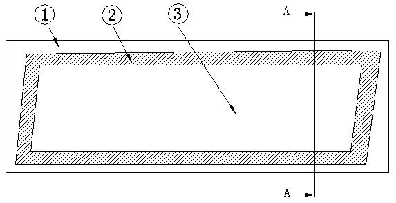 Honeycomb core part machining method based on boss holding