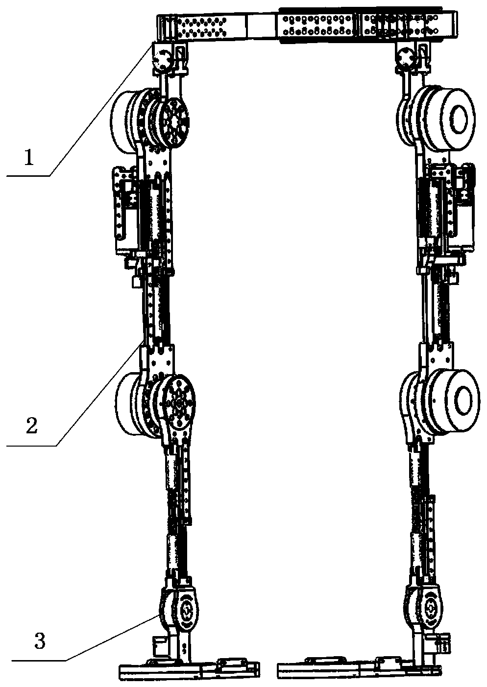 Wearable lower limb exoskeleton rehabilitation robot