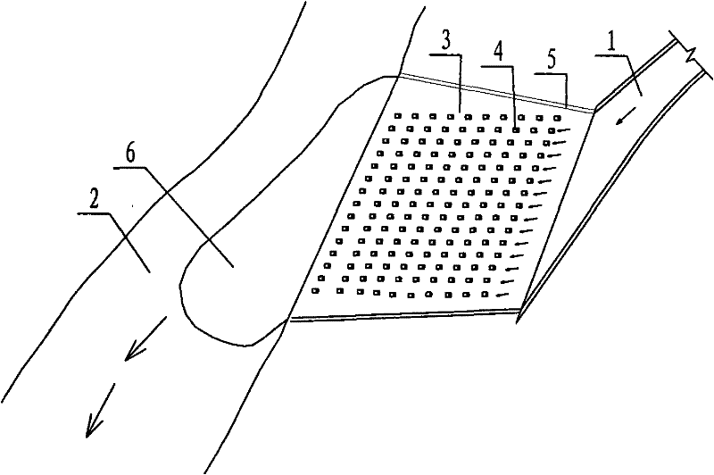 Hydropower station bank slope and stilling pool combined energy dissipation method