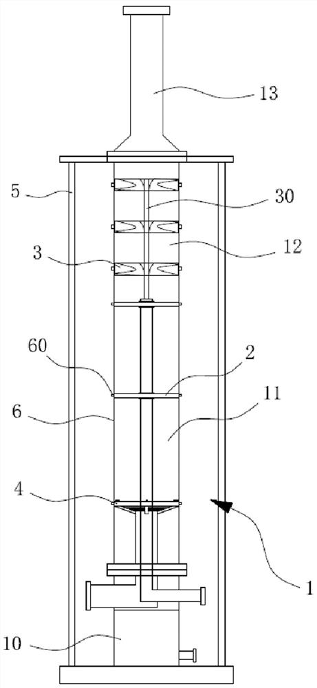 Wet-type desulfurization and dust removal tower