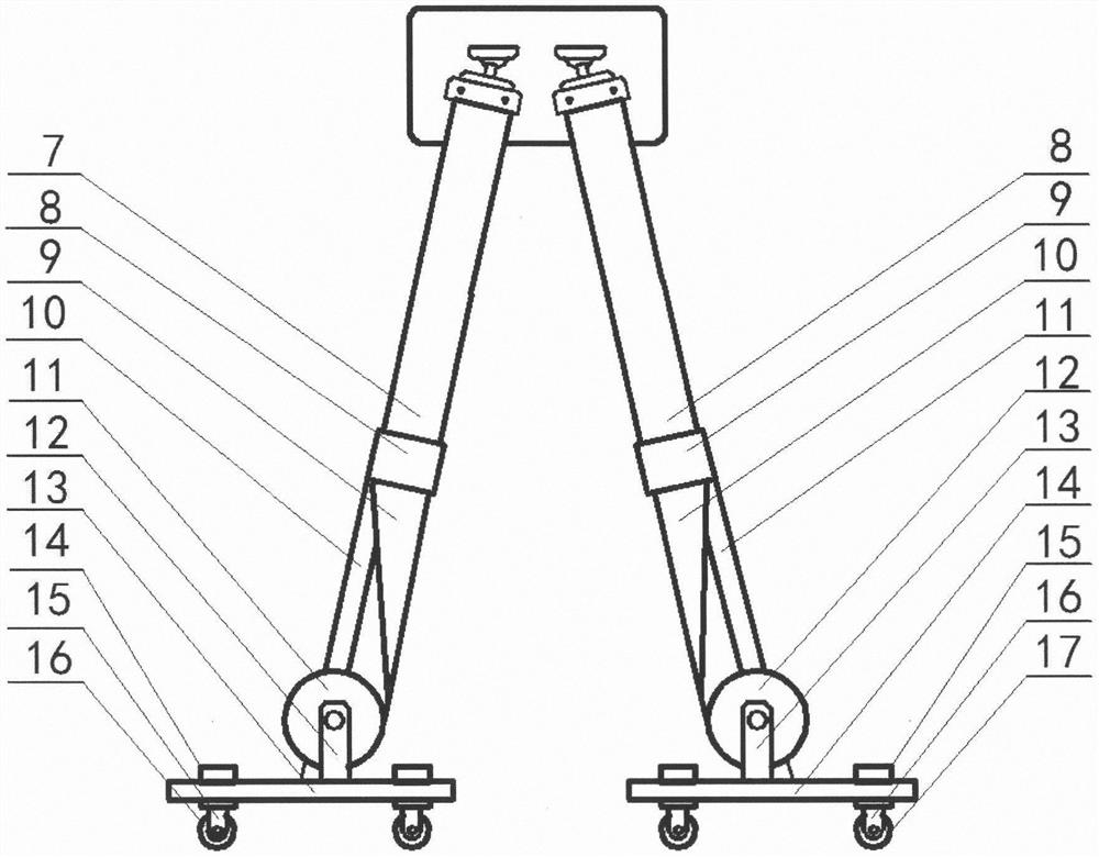 Carbon fiber cylinder herringbone lifting unit