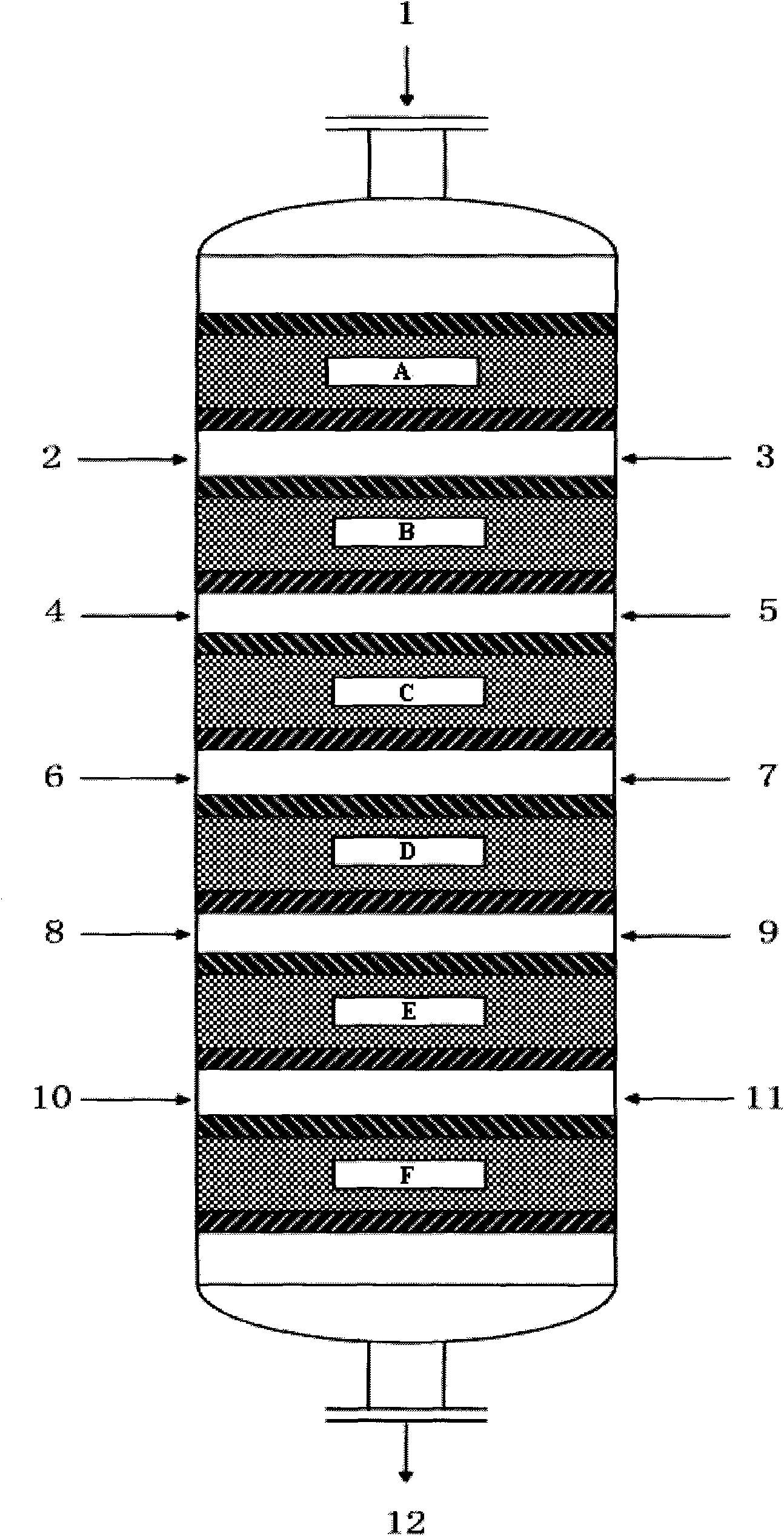 Method for producing ethylbenzene by reacting pure ethylene or dry gas with benzene