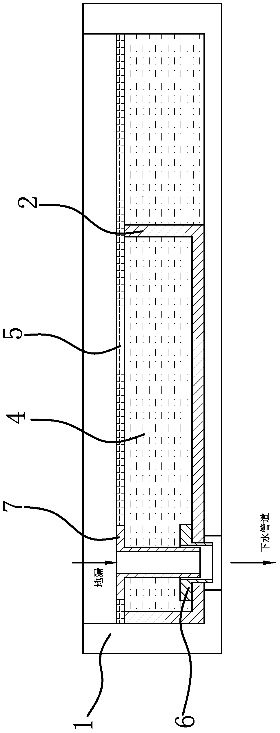 Waterproof structure and sink for toilet