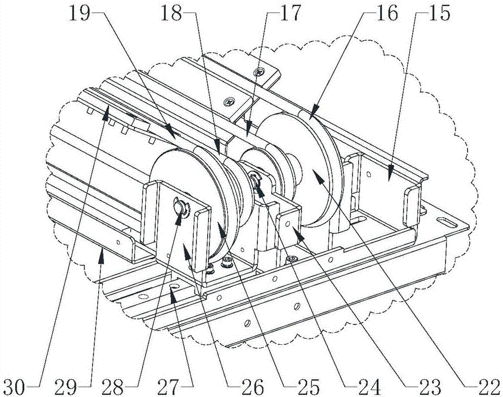 Full-automatic classifying and recycling device for materials