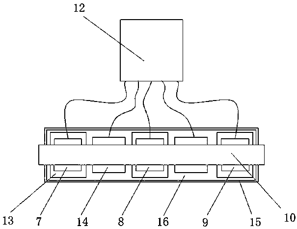 Full-frequency-sweeping electromagnetic wax-preventing scale-inhibiting corrosion-inhibiting device for crude oil exploitation and transportation pipeline