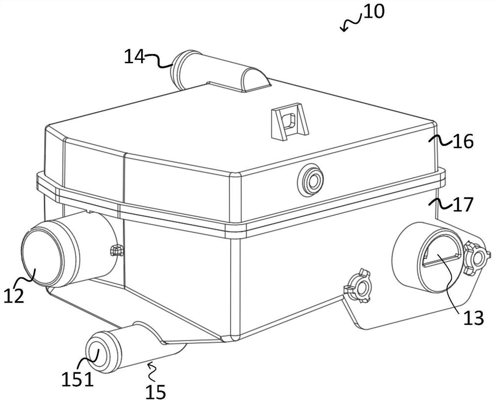 Shell structure of moisture removal device of clothes dryer, moisture removal device and clothes dryer