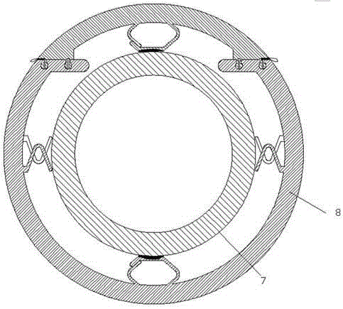 Safety protection cover device for pipeline and mounting method of device