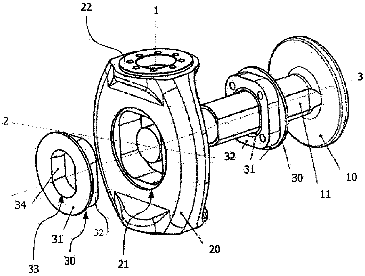 Torsion-resistant articulation for the articulated connection of the connecting rod to the body