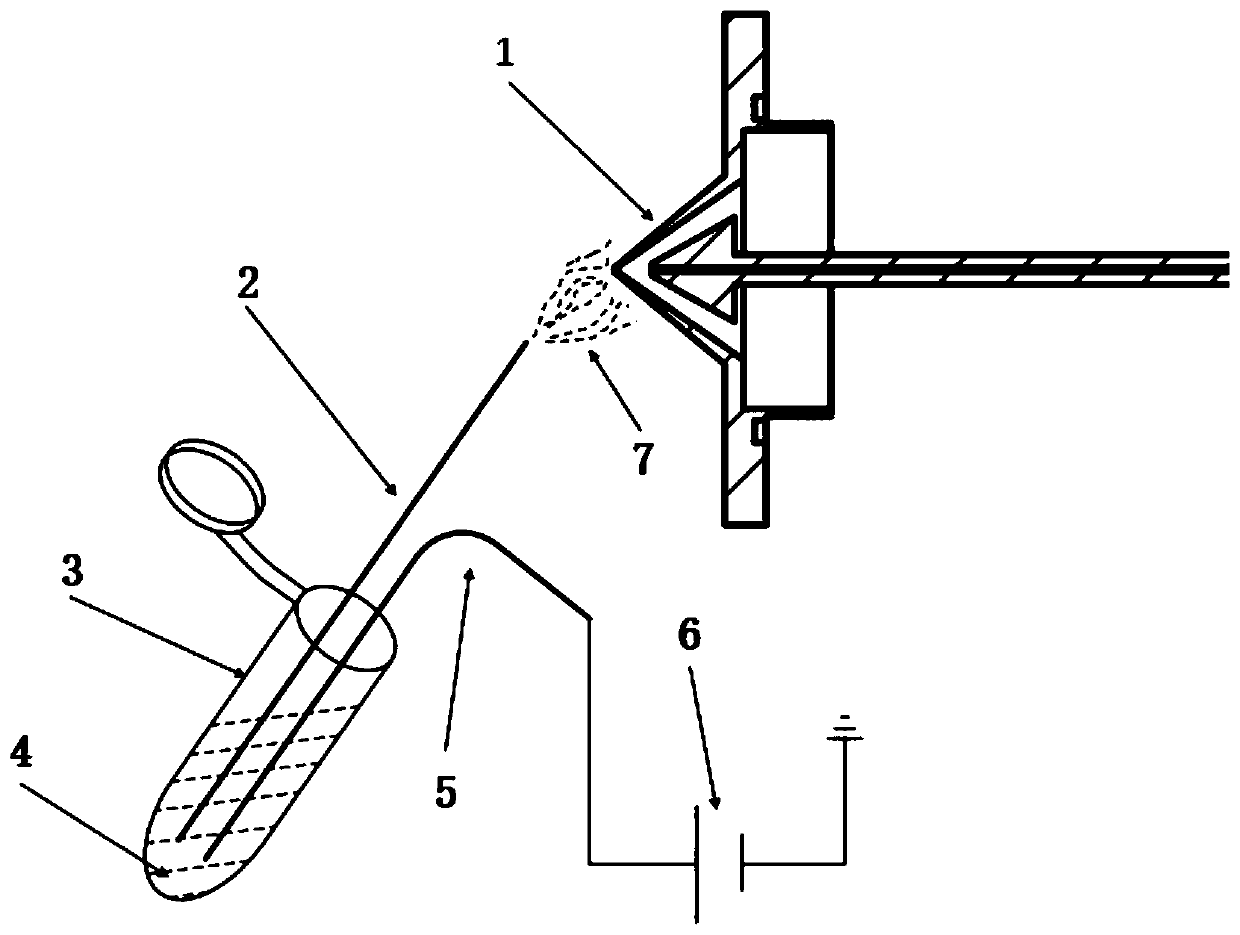 Self-suction capillary electrospray ion source