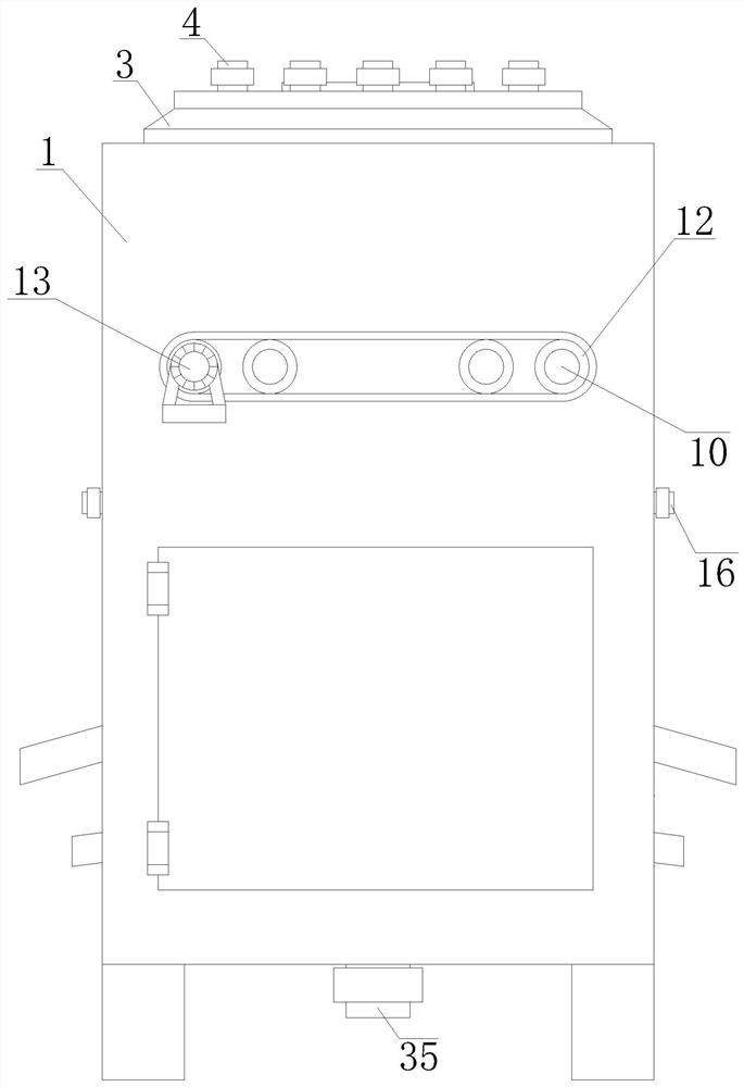 A screening dust removal device for ecological rice processing