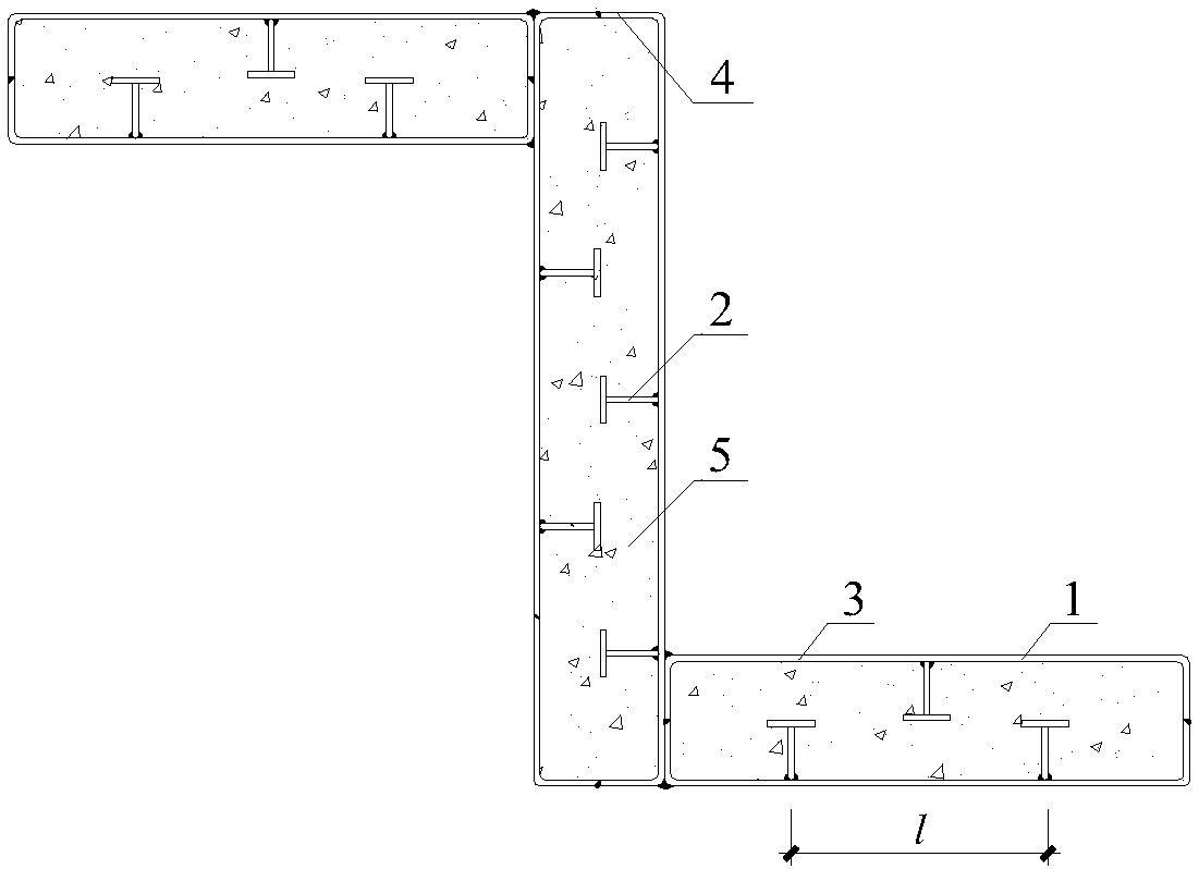 Z-shaped steel plate combined shear wall with stiffening ribs arranged in staggered mode