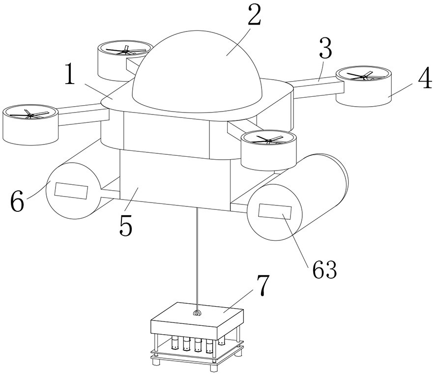 Automatic seawater sampling unmanned aerial vehicle and working method thereof