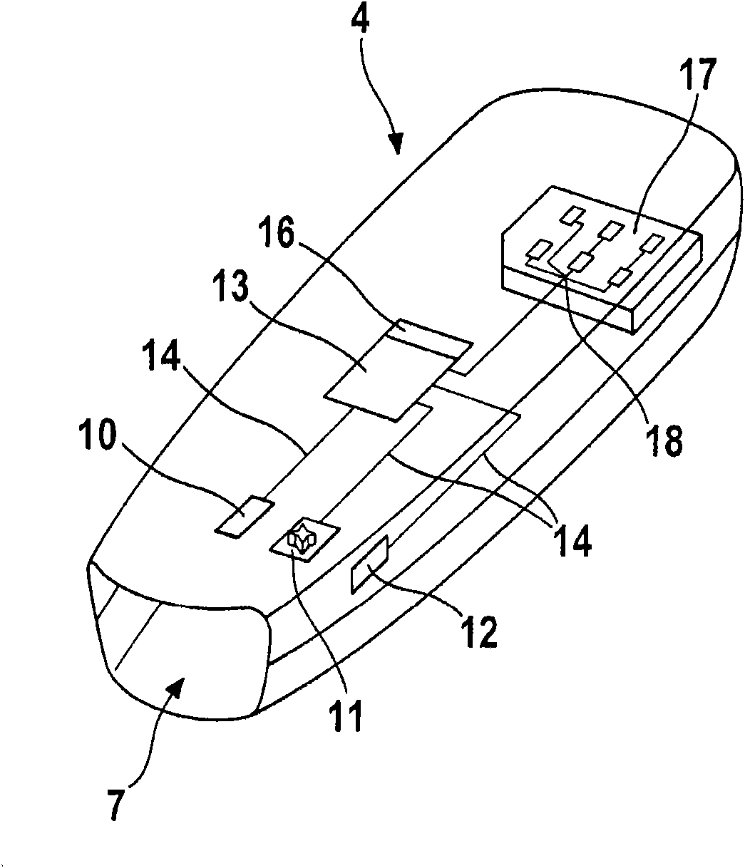 System for measuring an analyte concentration in a bodily fluid sample