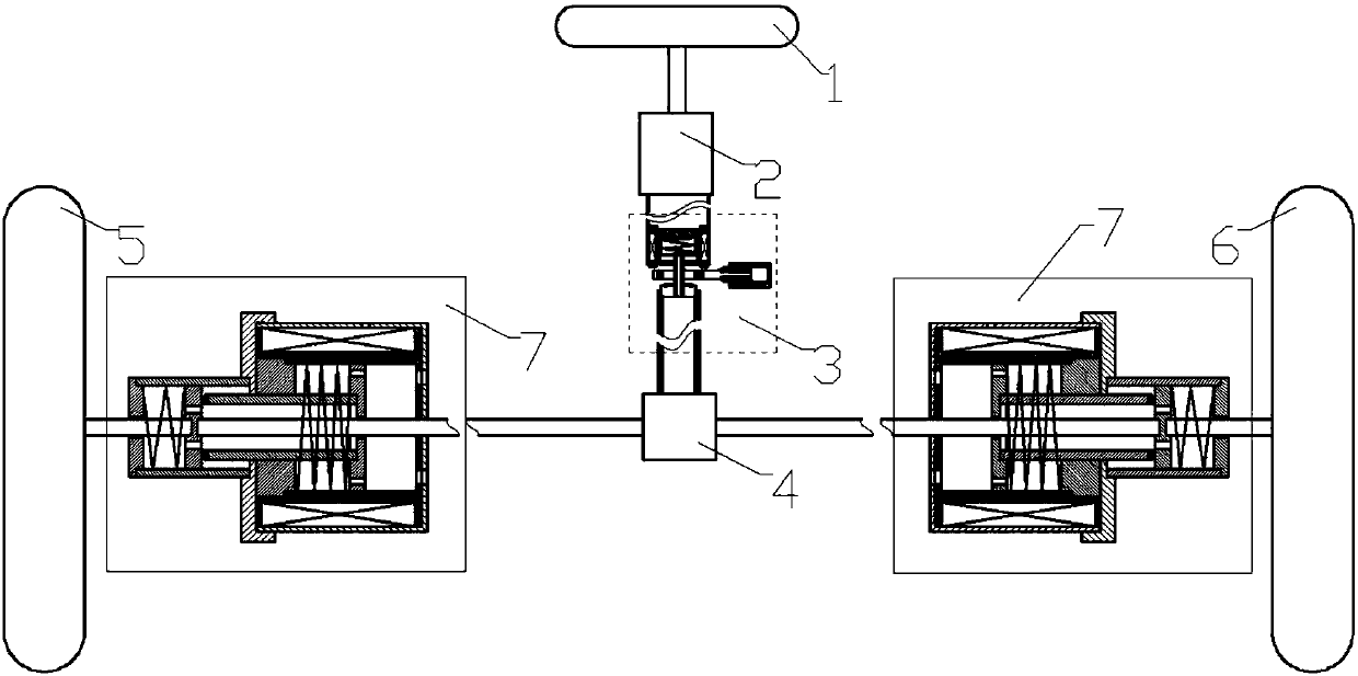 Full decoupling steering-by-wire system