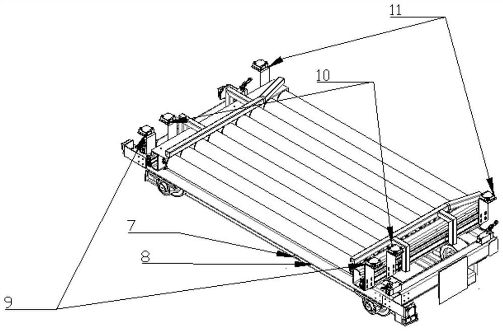 Positioning control method and device for RGV system, storage medium and equipment