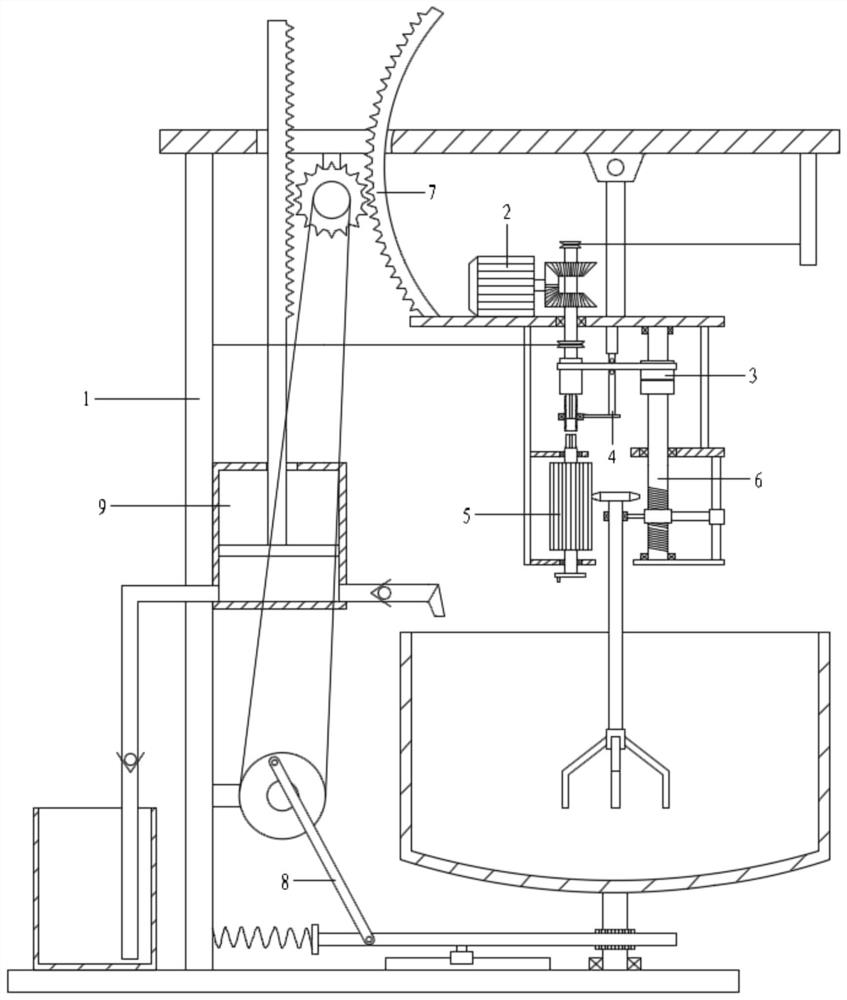 Concrete production equipment capable of switching stirring modes and production method