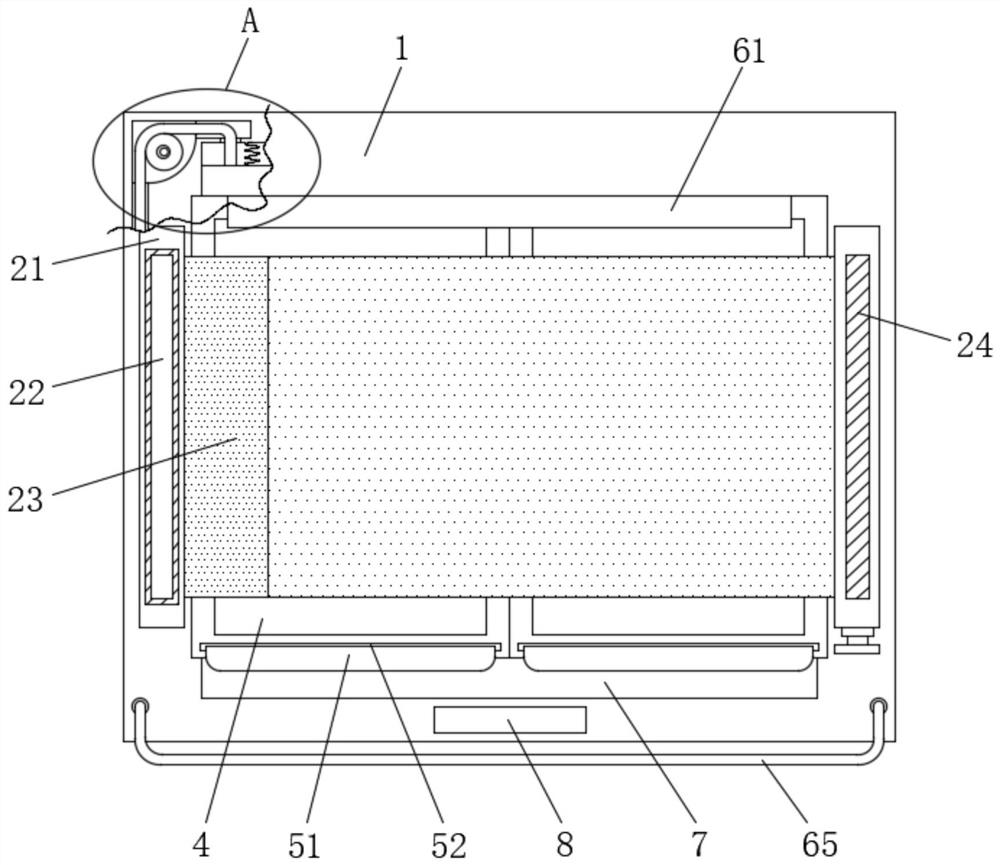 Assembly type glass aluminum window structure capable of being used for indoor installation