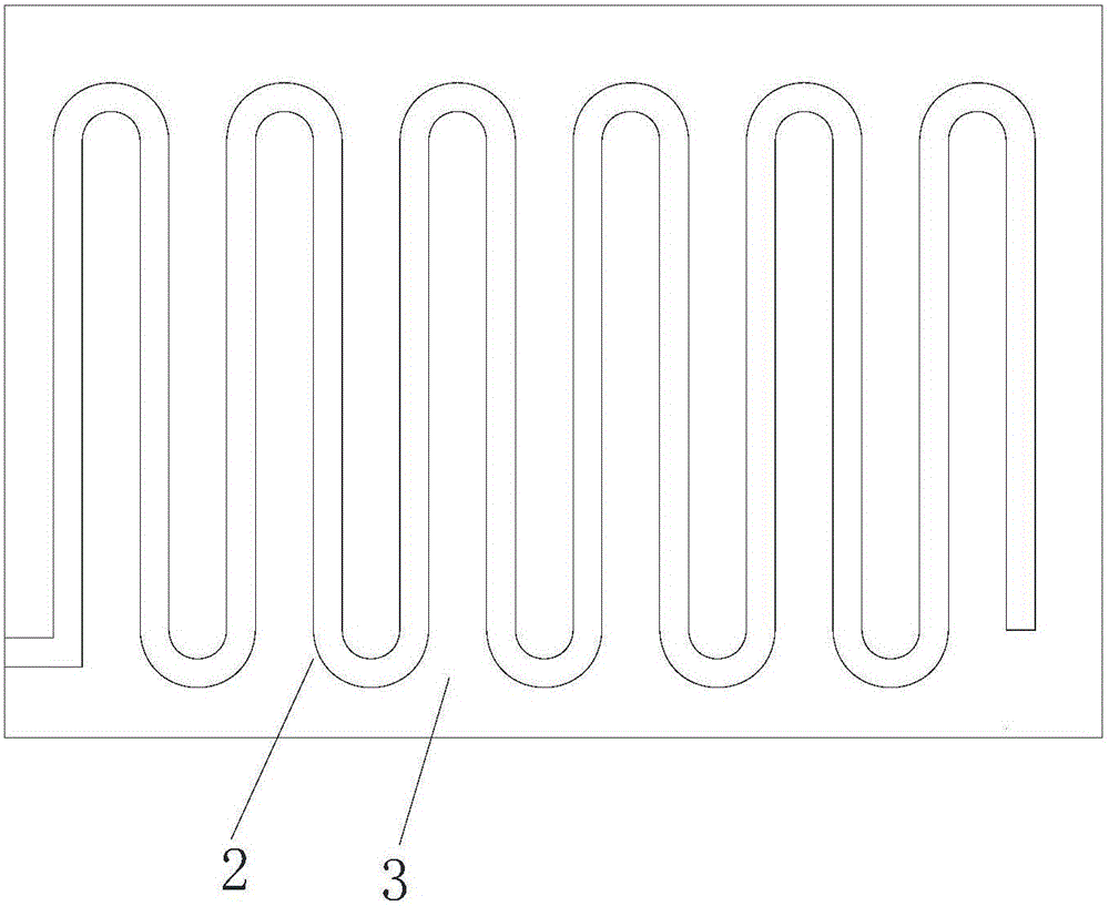 Ceiling structure with double underneath type parallel radiant tubes and construction method of ceiling structure