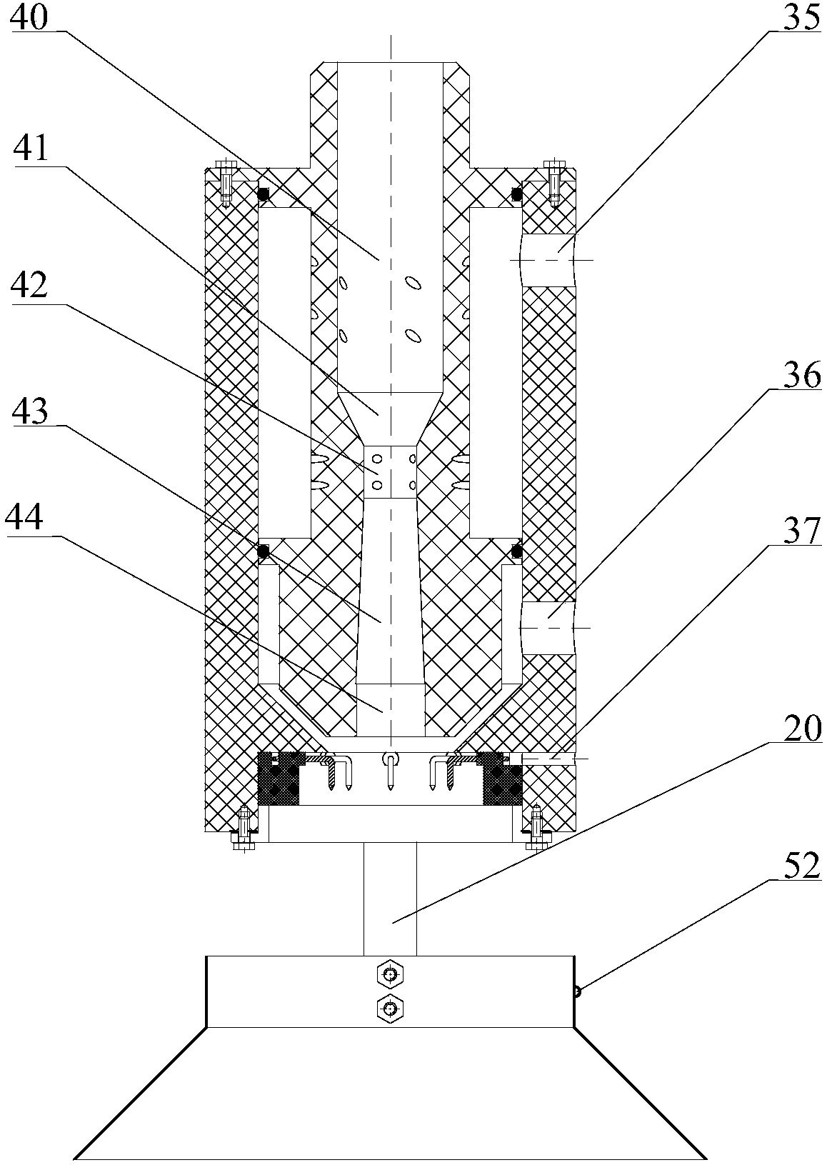 Nanofluid electrostatic atomization controllable conveying micro quantity lubricating system for auxiliary electrode focusing
