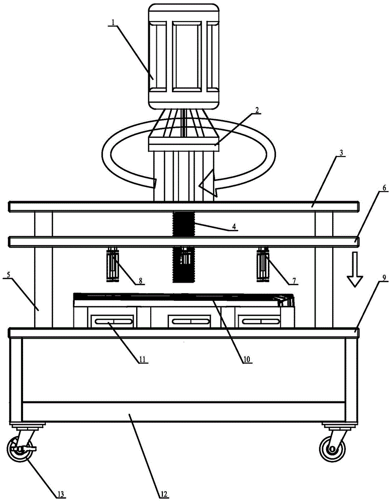 Transmission punching mechanism of vehicle interior and exterior trimming product die