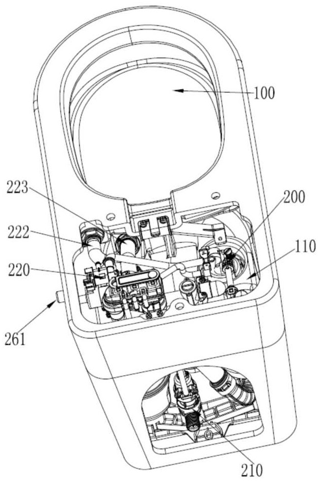 Pedestal pan with efficient dredging function and pedestal pan dredging method