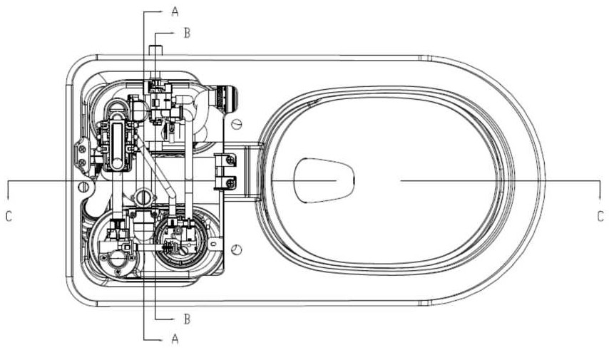 Pedestal pan with efficient dredging function and pedestal pan dredging method