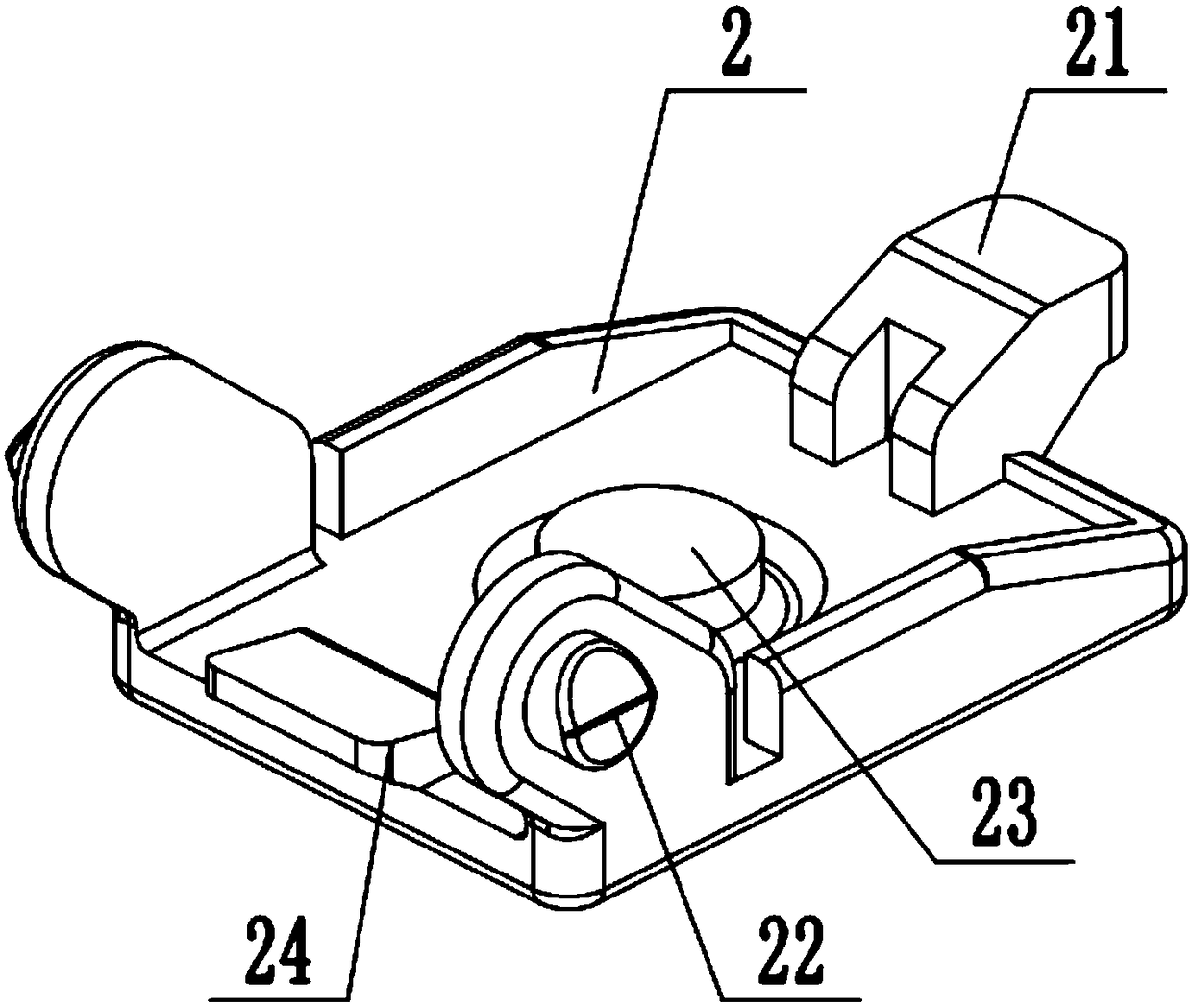 Assisting upper cover lock with cam structure