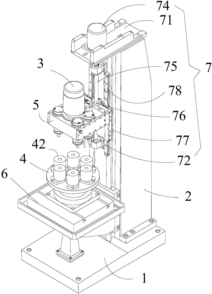 Positioning spindle device for reaming and honing machine