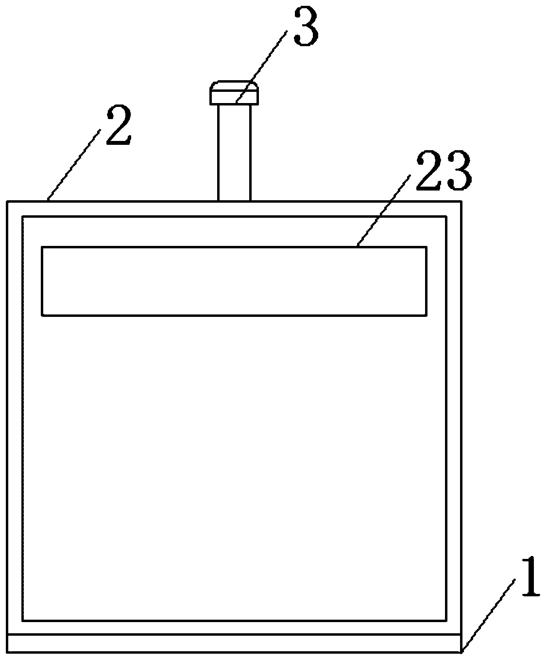 Recovering device for plastic environment-friendly bag production