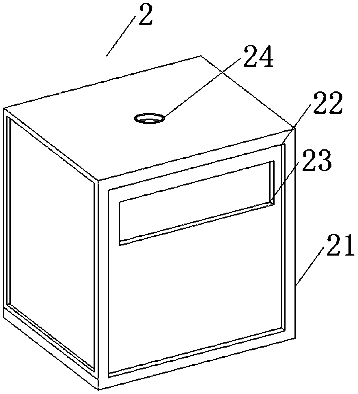 Recovering device for plastic environment-friendly bag production