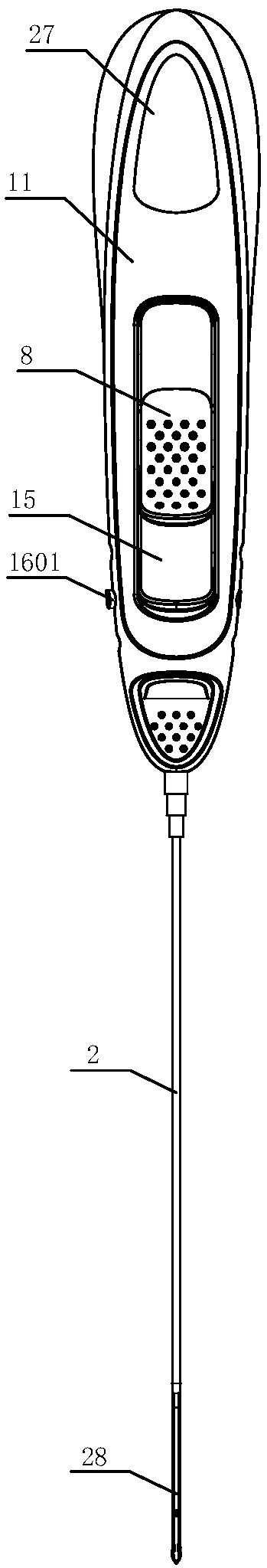 A locking and limiting medical soft tissue suture device