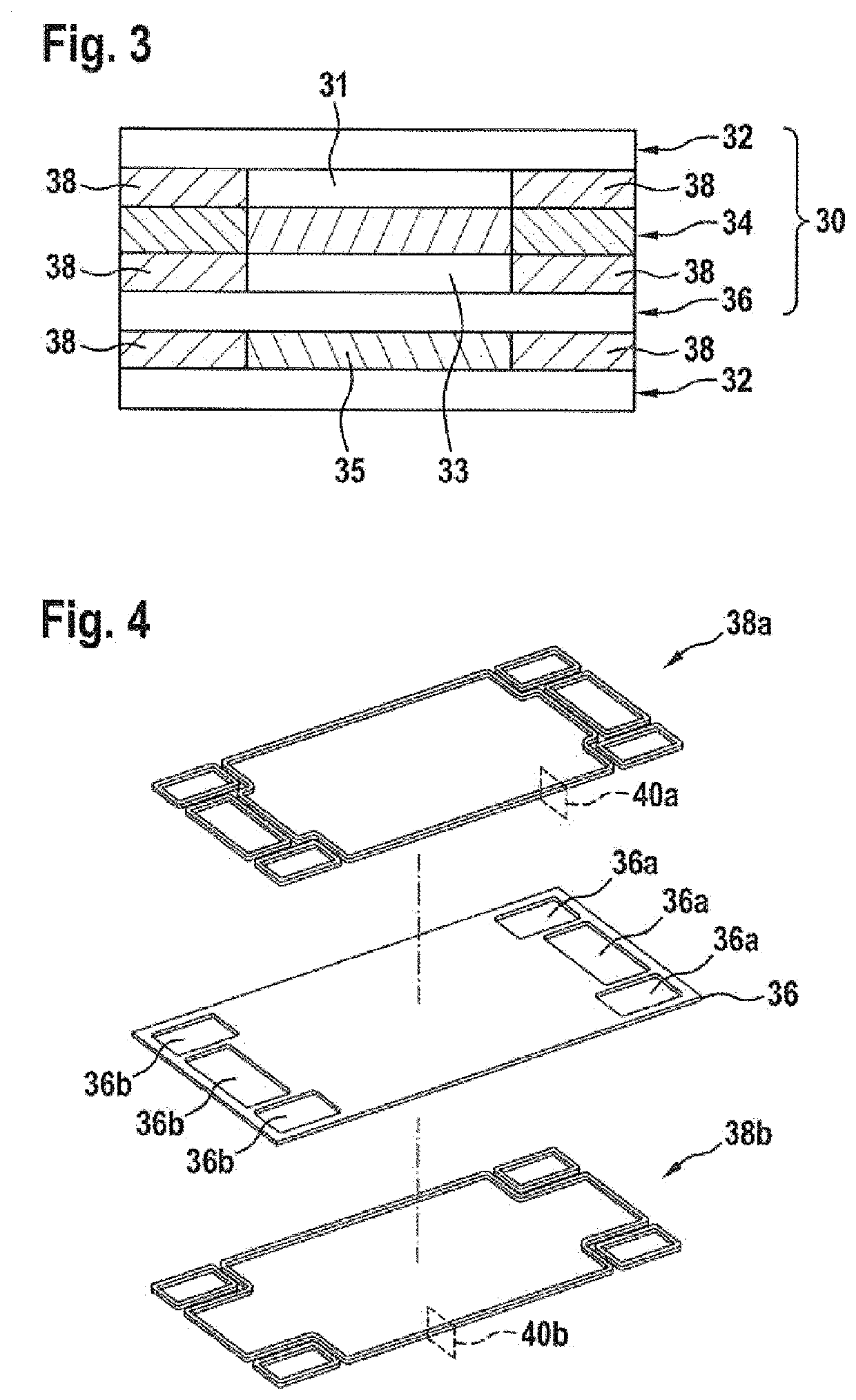 Electrochemical system unit with sealing elements