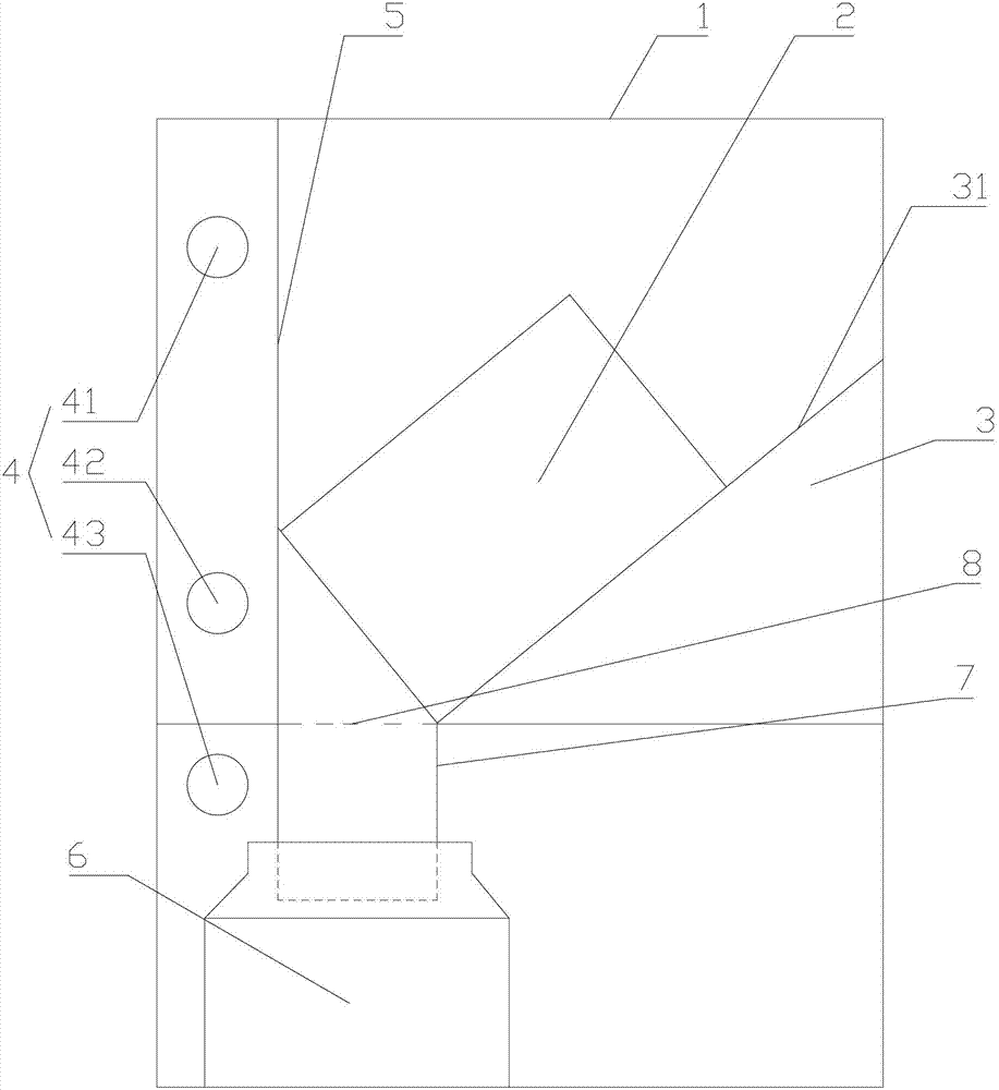 Auxiliary coating device of tail gas catalytic purifier