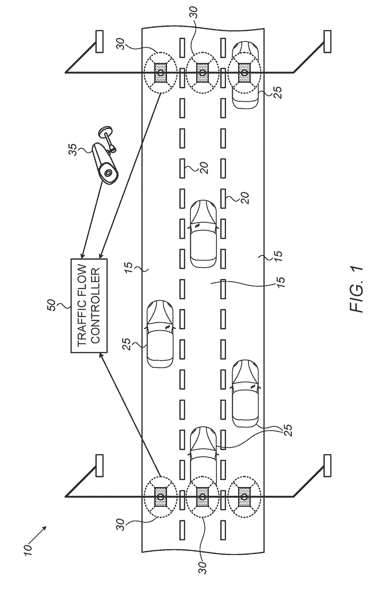 System and method for traffic flow management using an adaptive lane system