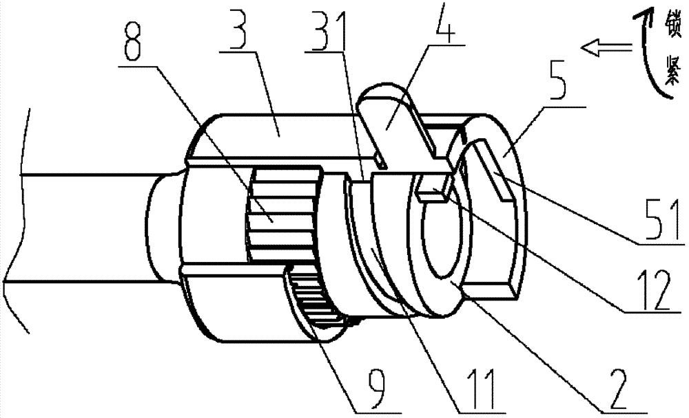 Disposable endoscope sheath with self-destructing endoscope-locking device