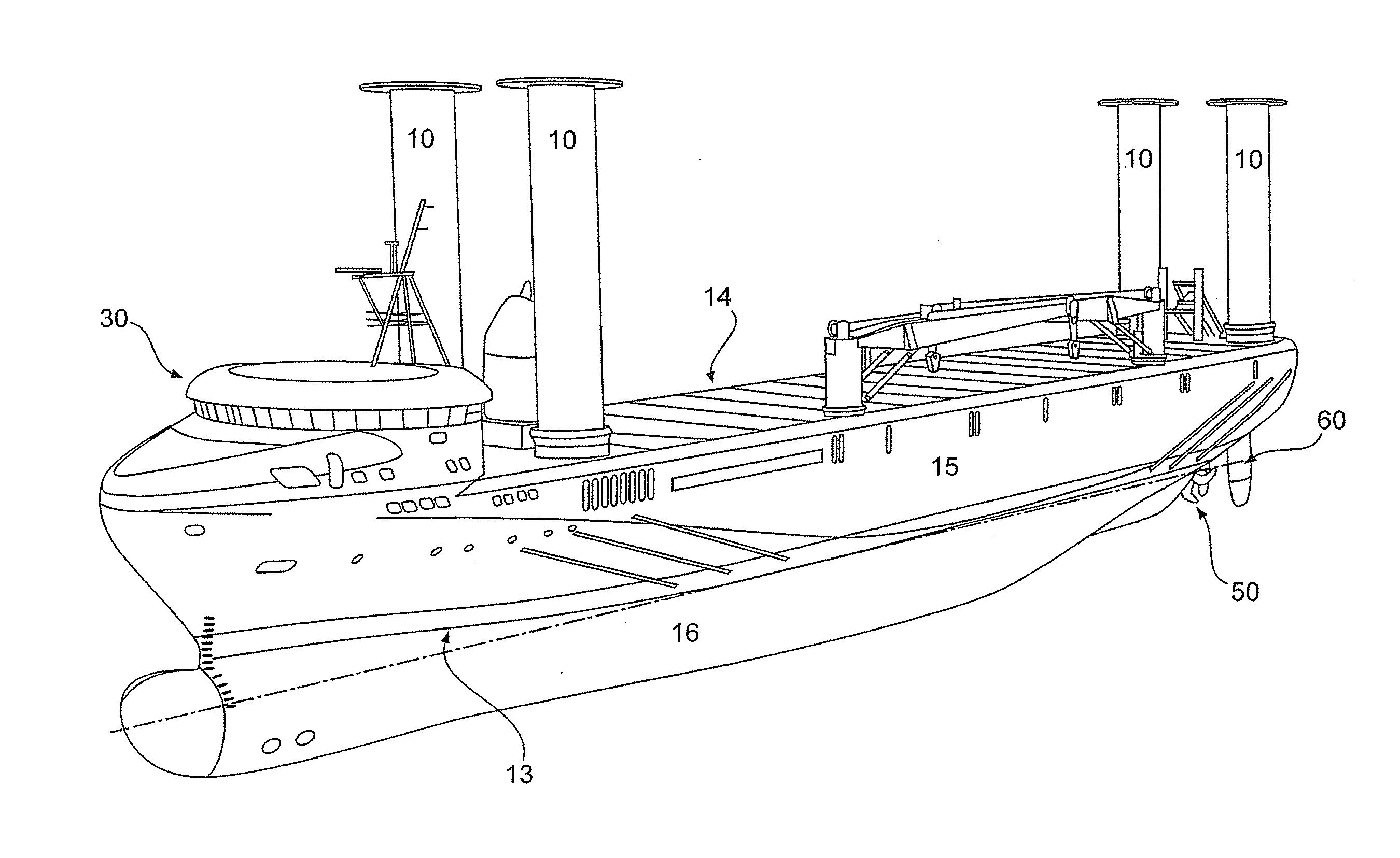 Method for operating a ship, in particular a cargo ship, with at least one magnus rotor