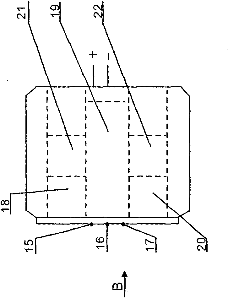 Automobile electronic safety device having dual energy and dual effect and being energy-saving and emission-reducing