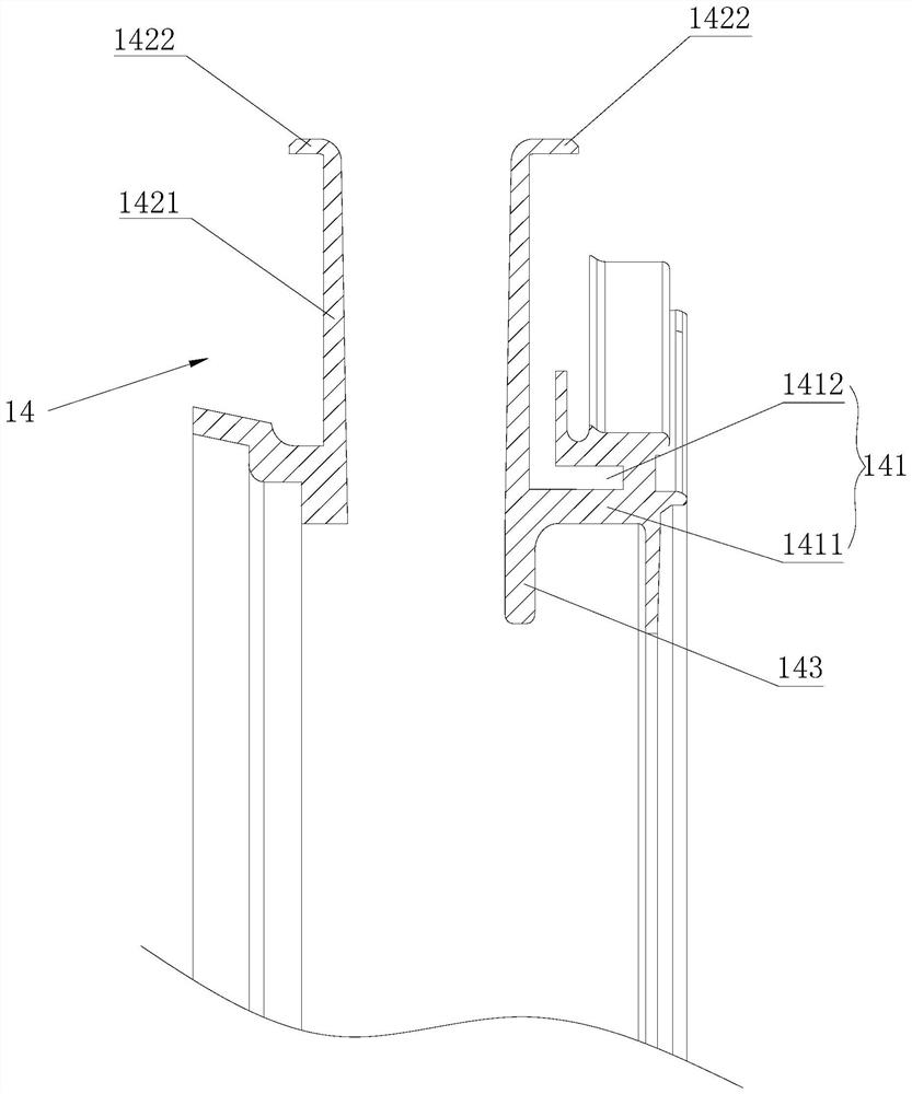 Door seal assembly and clothing treatment device