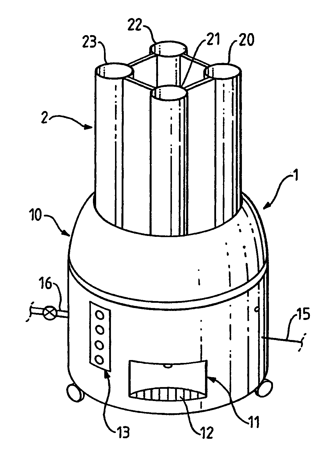 Device and method for selecting and brewing the contents of a capsule to prepare a beverage