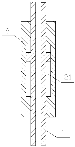 Drilling liner hanger releasing device and method adopting cable tie trigger communication control