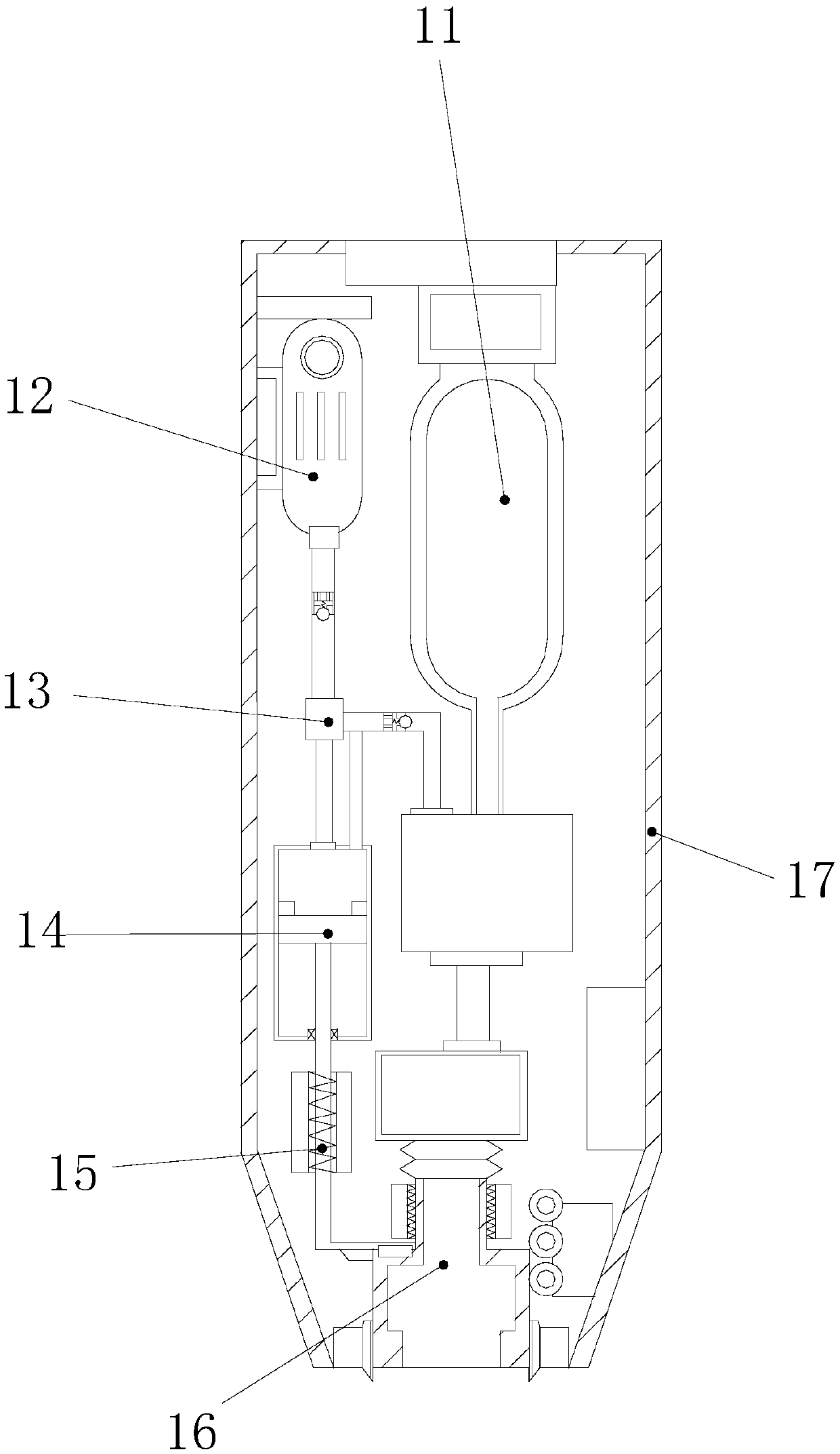 Glue filling device for liquid crystal panel manufacturing
