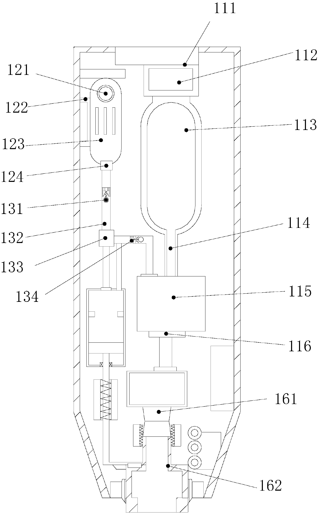 Glue filling device for liquid crystal panel manufacturing