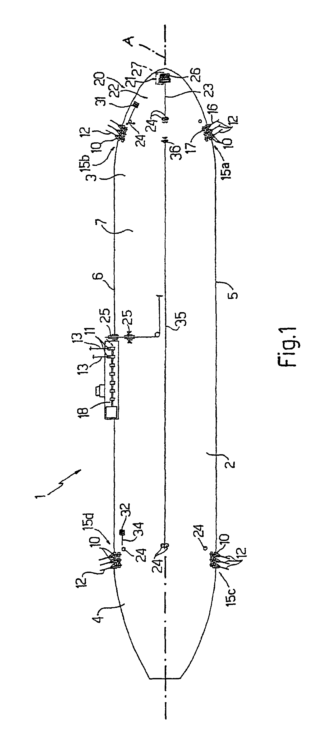 Traction method for operating lines, in particular mooring and/or production lines, of a floating production unit