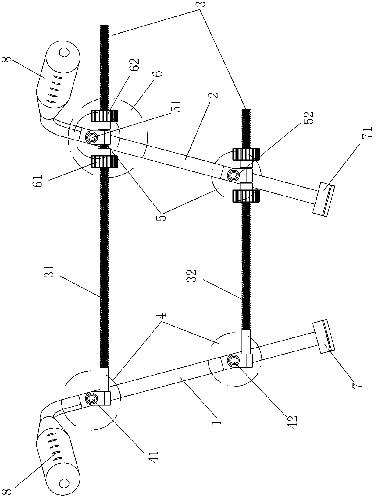 Universal vertebral body reduction device for orthopedic vertebral column surgery